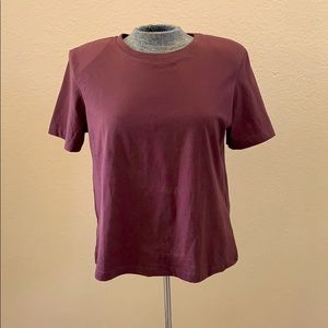 New Zara Shoulder pad Tshirt